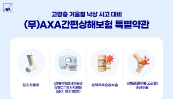 AXA손보 “낙상사고 증가 겨울철…고령층 ‘상해 보험’ 가입 필요”