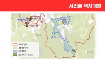 서울시의회도 '서리풀2지구' 빼고 개발하라 요구