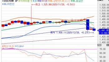 원·달러 환율, 2거래일 연속 하락…장중 두 달여만에 1430원대