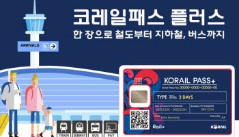 KTX·지하철·버스 한 장에…코레일, 외국인 교통패스 출시