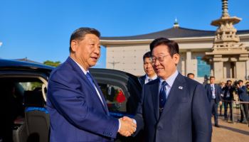 중국 신화통신 “이재명 베이징 도착, 국빈 방문 시작”