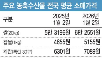 쌀 소매가격 1년 새 17%↑…설물가 부담 커져