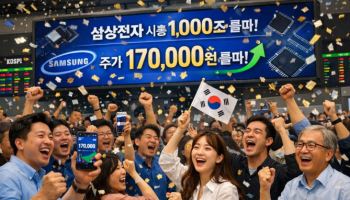 "삼성전자 시총 1000조 돌파, '17만전자' 간다" 전망 보니