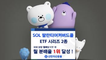 SOL 팔란티어 커버드콜 시리즈 2종, 새해 첫 분배금 지급