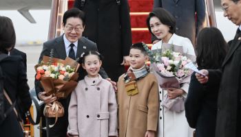 李대통령, 상하이 도착…첫 일정은 당서기와 만찬