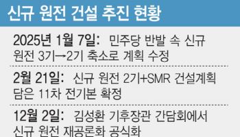 신규 원전 건설 추진에 무게…이르면 이달 윤곽