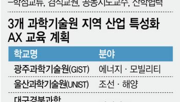 조선·해양·에너지·피지컬AI까지…과기원 AI 단과대, 권역별 특성화 경쟁