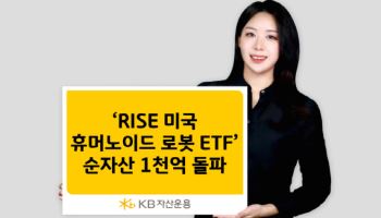 KB운용 ‘RISE 미국휴머노이드로봇 ETF’, 순자산 1000억 돌파