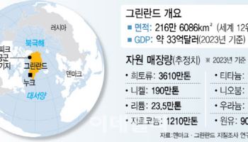 중·러 막고 희토류 확보…트럼프 "그린란드 무슨 수 써서라도 가질 것"