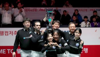 우리금융캐피탈, PBA 팀리그 5R 우승…  스롱, 첫 라운드 MVP