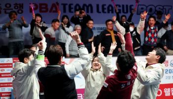 ‘7세트 사나이’ 오태준이 또 끝냈다...크라운해태, PBA 팀리그 준PO 기선제압