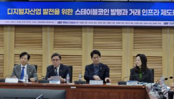 오늘 스테이블코인 여당안 나온다…은행 지분 논란 담판