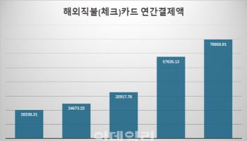 고환율에도 지난해 해외 체크카드 결제 7조원↑…사상 최대[only 이데일리]