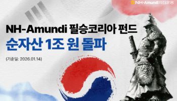 NH아문디자산운용 '필승 코리아 펀드', 순자산총액 1조 돌파