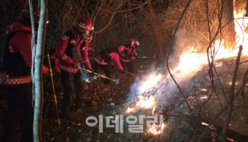 부산 기장·전남 광양 산불 큰 불길 모두 잡혔다