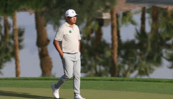 5년 만의 패권 도전 김시우·아빠 된 김성현, 아멕스 1R 9언더파 '맹타'