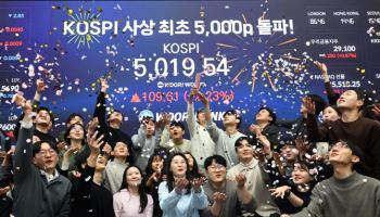 코스피, 장중 '5021 돌파' 후 약보합세…‘천스닥’ 초읽기
