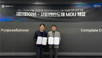 세미파이브, 사피엔반도체와 'CMOS 백플레인' 기술 협력