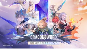 드래곤소드, 출시 3일만에 양대 앱마켓 인기 1위 달성
