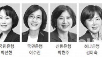 유리천장 뚫고 '은행의 별' 부행장 오른 여성들