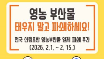 전국 142개 산림조합서 영농부산물 집중 파쇄