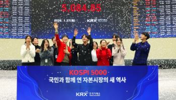 코스피, 종가도 5000 넘었다…"코리아 디스카운트 해소"