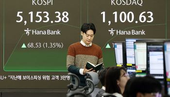 코스피, 사상 첫 5100선 돌파…1.19% 오른 5145.39 출발