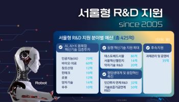 서울시, AI 중심 '서울형 R&D'에 425억 투입…최근 5년 내 최대 규모