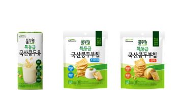 풀무원, ‘특등급 국산콩’ 두유·두부칩 출시…라인업 강화