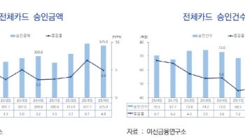 지난해 카드 승인금액 1266조, 1년새 4.7% 늘었다