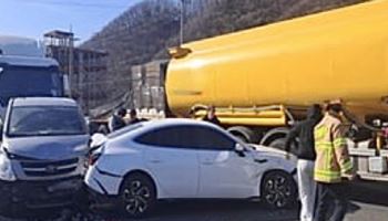 용인 국도서 7중 추돌..오토바이 운전자 사망