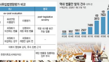 입법 전 기존 법부터 평가하는 英·EU…한국형 사후입법영향평가 필요