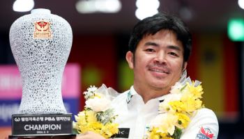 ‘베트남 특급’ 응우옌, 가족과 함께 쓴 PBA 첫 우승의 감격