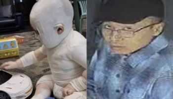 "중국도 나섰다"...아기에게 뜨거운 커피 붓고 달아난 남성, 어디로?