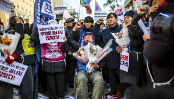 '복직 농성' 세종호텔 노조 지부장 오늘 구속심사