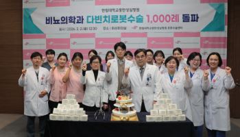 한림대동탄성심병원 비뇨의학과, 로봇수술 1000례 달성