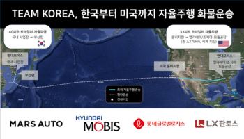 마스오토, 美서 '팀 코리아' 최장거리 자율주행 화물운송