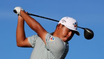 '이글·버디 쇼' 김시우, 하루 만에 반전…9타 줄이고 상승세 재점화