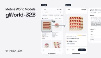 트릴리온랩스, 세계 최초 모바일 월드모델 gWorld-32B 공개