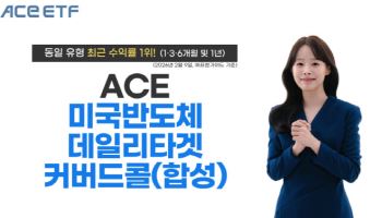 ACE 미국반도체데일리타겟커버드콜 ETF, 동일유형 수익률 1위