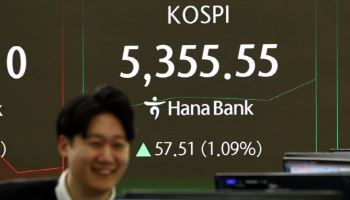 코스피, 美 기술주 강세에 1%대 상승 '5350선'...코스닥, 0.88% 상승