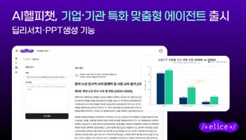 엘리스그룹, B2B 공략 속도…딥리서치·PPT 기능 개선