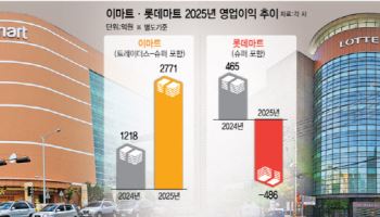 이마트, 고물가 속 가성비 내세워 '전진'…롯데마트, 미래사업 투자로 '적자 전환'
