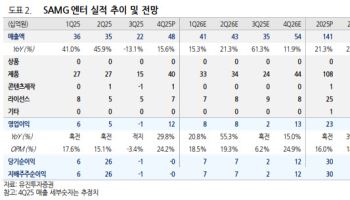 SAMG엔터, 본격적인 수익화 단계 진입…조정 시 매수 추천-유진