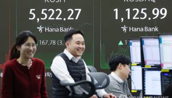 코스피 5500 돌파…‘HBM4 첫 양산 출하’ 삼전 6% 강세(마감)