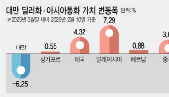반도체 호황에도 힘 못쓰는 원화…대만·일본과 '닮은꼴'