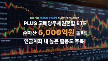 한화운용, PLUS 고배당주채권혼합 순자산 5000억원 돌파