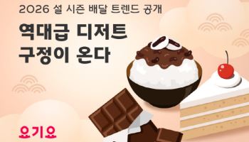 "식후 '달달한 타임' 어때?"…올 설 연휴 '디저트 대목' 전망