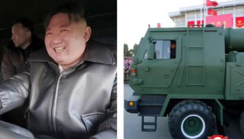 北, 신형 600㎜ 방사포 증정식… 韓 전역 사정권