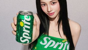 스프라이트, 에스파 카리나 2년 연속 모델 발탁